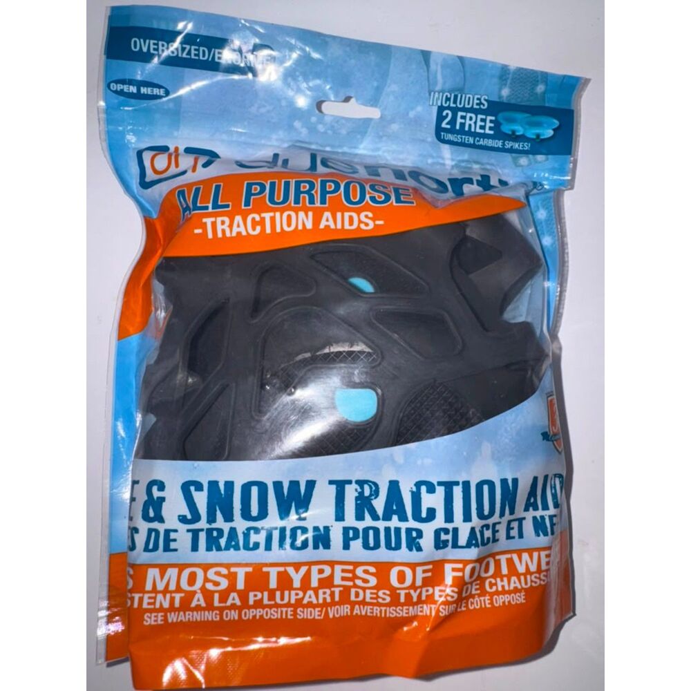 Due North All Purpose Ice & Snow Traction Aids Cleats for Boots Shoes XL